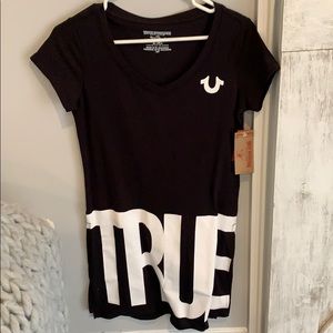 True Religion Elongated Split Tshirt/Dress